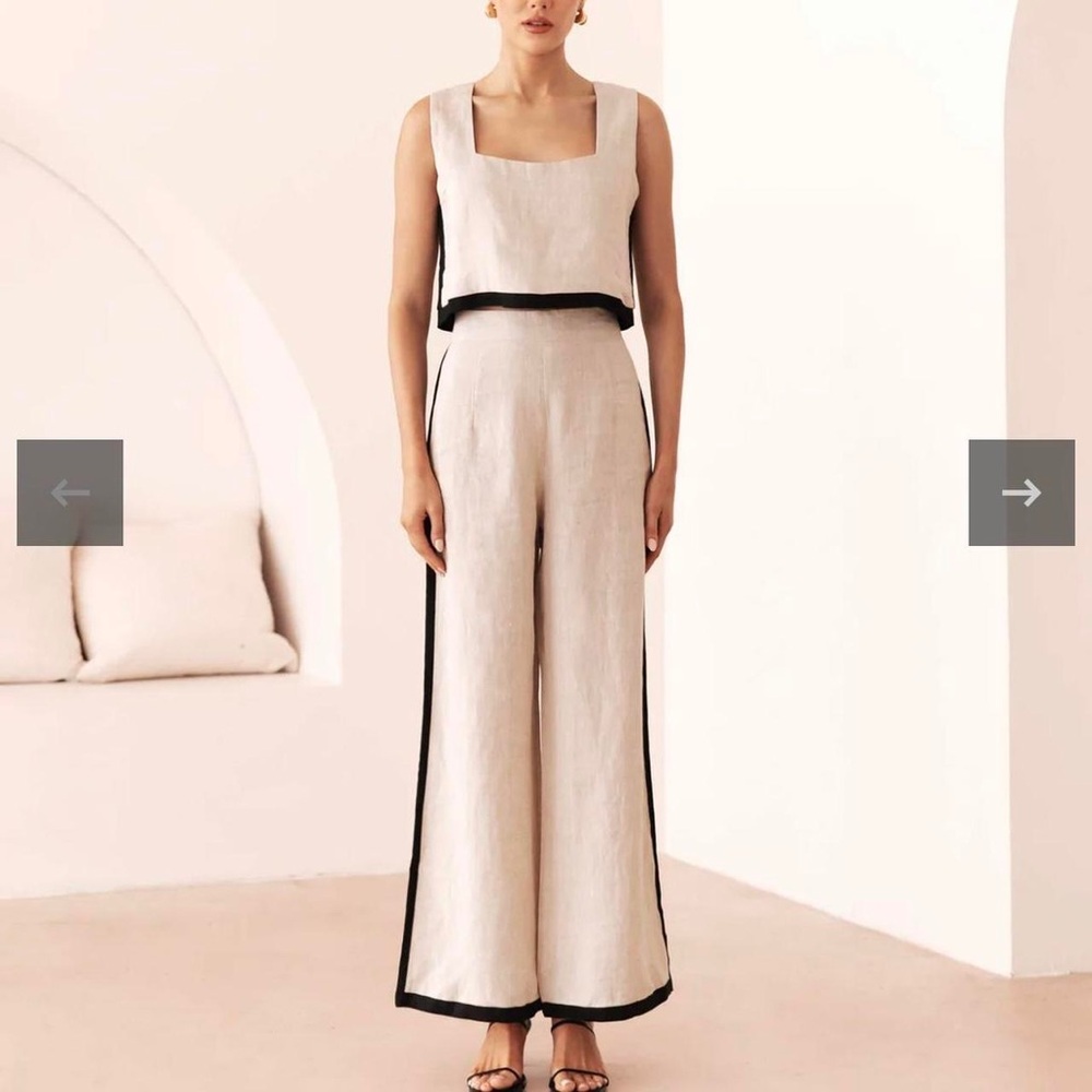 NWT Commense linen blend outfit